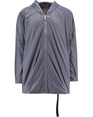 Rick Owens Peter Zip-Up Jacket - Blue