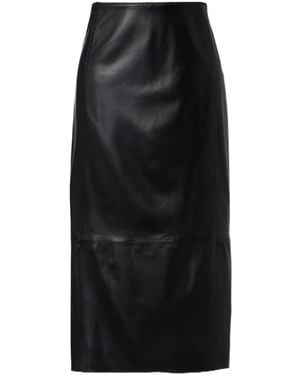 Vince Straight-Cut Skirt - Black