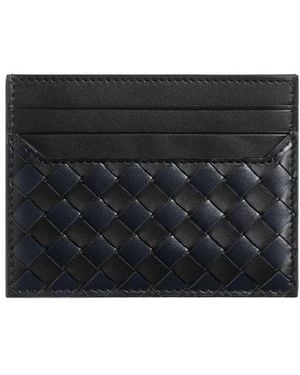 Bottega Veneta Intrecciato Piccolo Card Case - Black