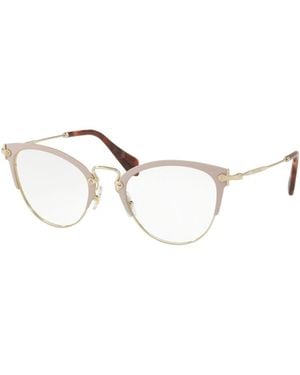 Miu Miu Full Frame Plain Mirror - White