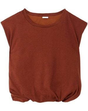 Johanna Ortiz Gathered Jersey T-Shirt