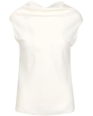 Philosophy Di Lorenzo Serafini Drape Front Blouse - White