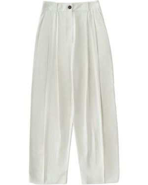 Studio Nicholson Acuna Pleated Trousers - White