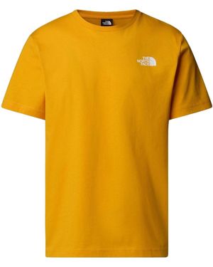 The North Face Minimalist Casual Tshirt - Yellow