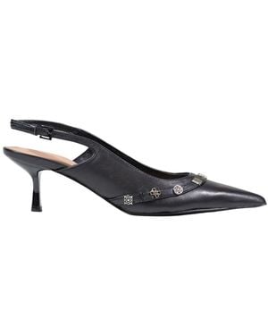 Guess Yanai 4G Peony Logo Slingbacks - Blue