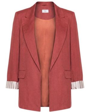 Marella Pure Linen Blazer - Red