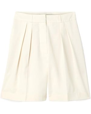 Rohe Pleated Shorts - Natural