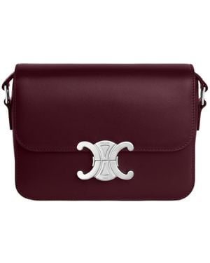 Celine Teen Triomphe Bag - Purple