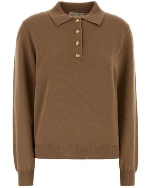 Blazé Milano Knit Polo Shirt - Brown