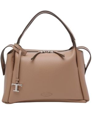 Tod's Small Boston Tote Bag - Brown
