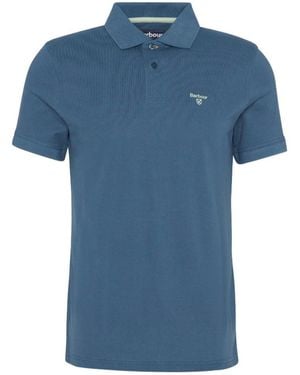 Barbour Short-Sleeved Polo Shirt - Blue