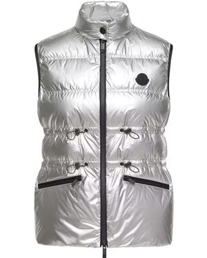 Moncler Pin Down Gilet - Grey