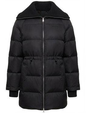 Gucci Zip-Up Hooded Puffer Jacket - Blue