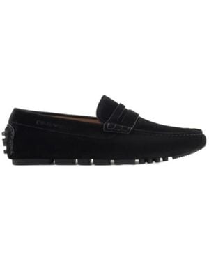 Emporio Armani Penny Moccasins - Black