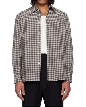 sunflower Studio Plaid Shirt - Grey