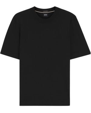 BOSS Short-Sleeved Knit T-Shirt - Black