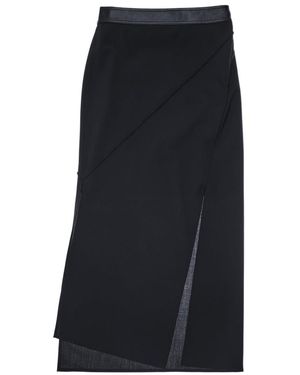Helmut Lang Twisted Stretch Skirt - Black