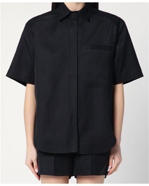 Loulou de Saison Short Sleeve Shirt - Black