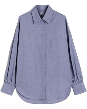 Aspesi Boyfriend Style Shirt - Blue