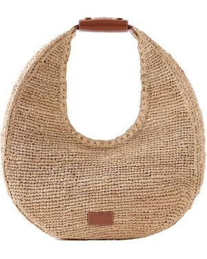STAUD Large Logo Tote - Natural