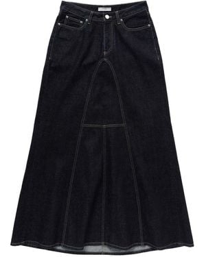 1989 STUDIO Denim Skirt With Belt Loop - Black