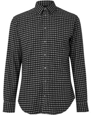 Emporio Armani Plaid Shirt - Black