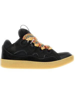 Lanvin Lace-Up Sneakers - Black