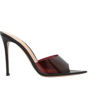 Gianvito Rossi Pointed-Toe Heeled Sandals - Brown