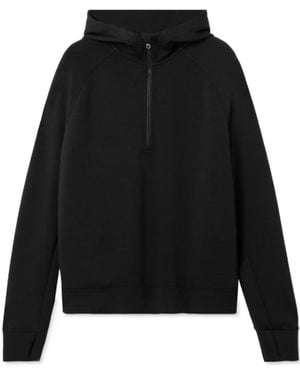 Varley Karo Stretch Jersey Half-Zip Sweatshirt - Black