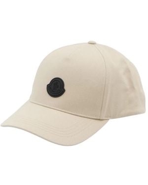 Moncler Logo Baseball Cap - Natural