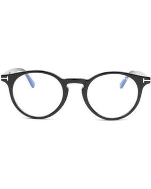 Tom Ford Eyewear Round Frame Glasses - White
