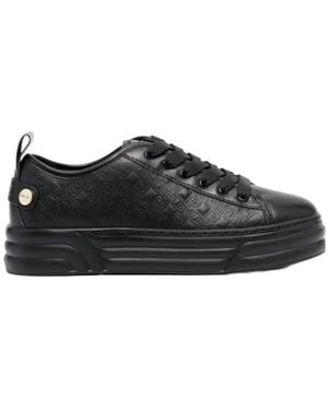 Liu Jo Solid Color Low-Top Sneakers - Black
