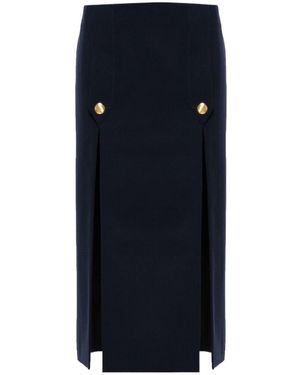 Chloé Slit Skirt - Blue