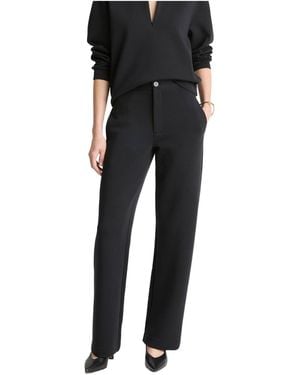 Vince Casual Trousers With Slanted Pockets - Black