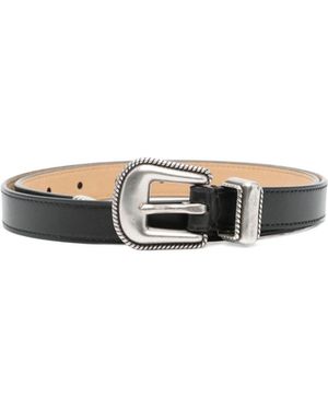 Polo Ralph Lauren Smooth Leather Belt - White