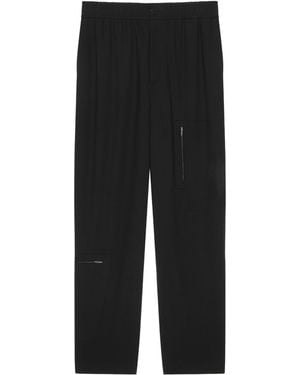 Givenchy Zip Detailed Trousers - Black