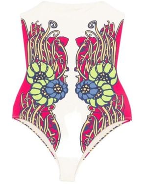 La DoubleJ Printed Swimsuit - Pink