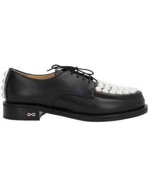 Mach & Mach Sirene Lace-Up Shoes - Black