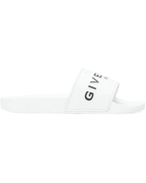 Givenchy Signature Flat Sandals - White
