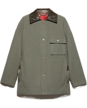 MAX&Co. Long-Sleeved Shirt Jacket - Green