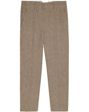 Brunello Cucinelli Cotton Linen Trousers - Grey