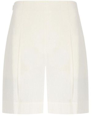 Max Mara High-Waisted Shorts - White