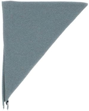 Extreme Cashmere Triangle Headscarf - Blue
