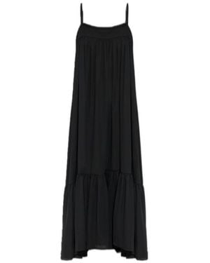 ROTATE BIRGER CHRISTENSEN A-Line Maxi Dress - Black