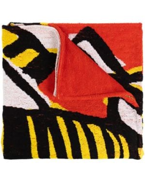 Bottega Veneta Patterned Towel - Red