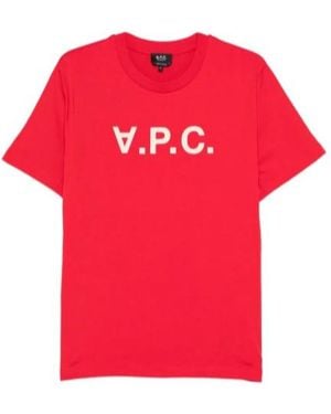 A.P.C. Standard Grand Vpc T-Shirt - Red