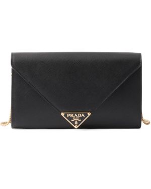 Prada Mini Saffiano Leather Bag - Black
