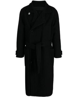 Lemaire Wool Coat - Black