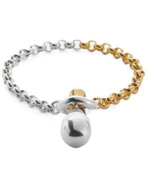 Bottega Veneta Drop Chain Bracelet - Metallic