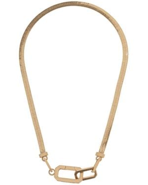 AllSaints Short Chain-Link Necklace - Metallic
